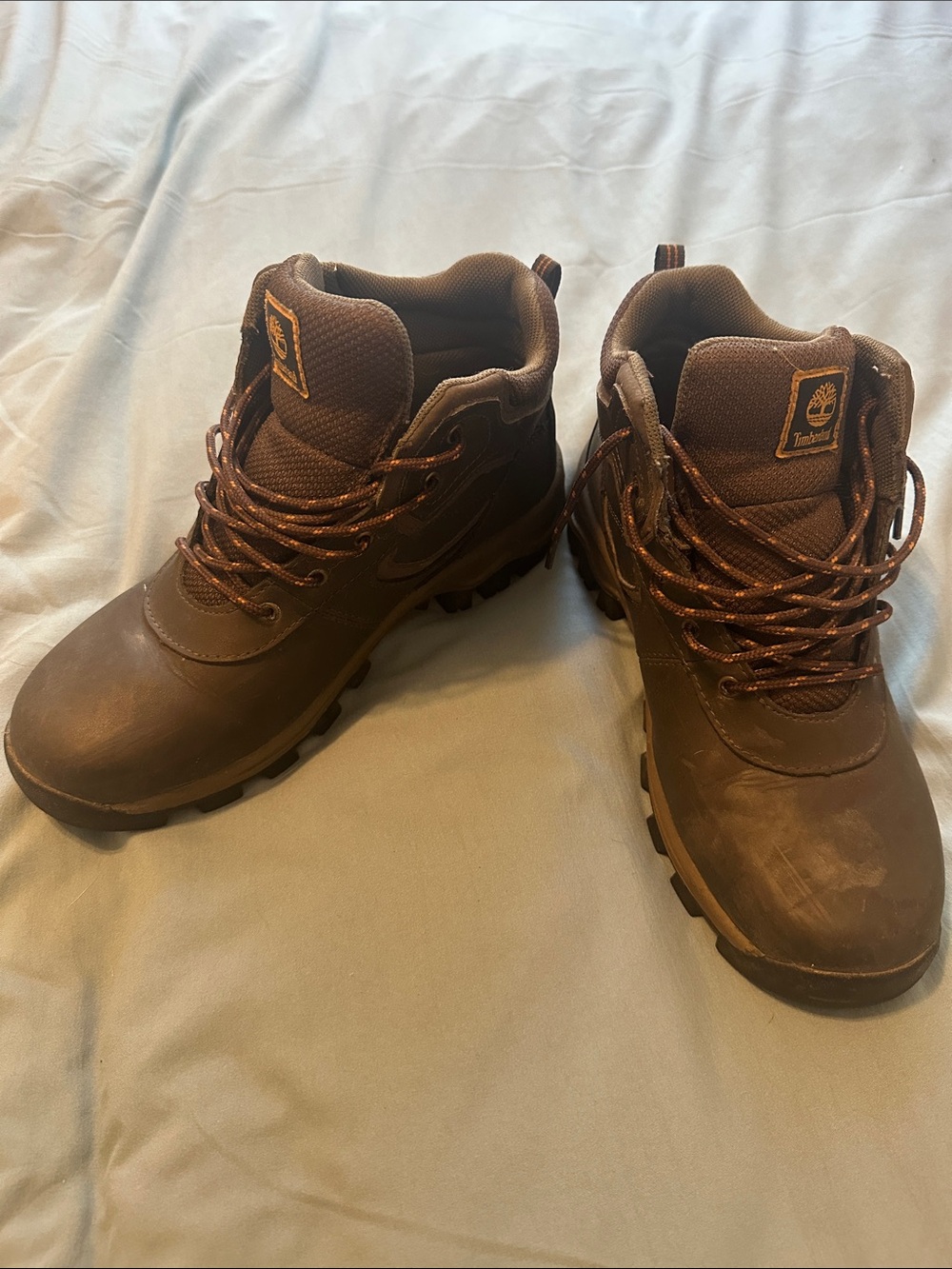 Timberland Kids Brown Lace-Up Outdoor Boots